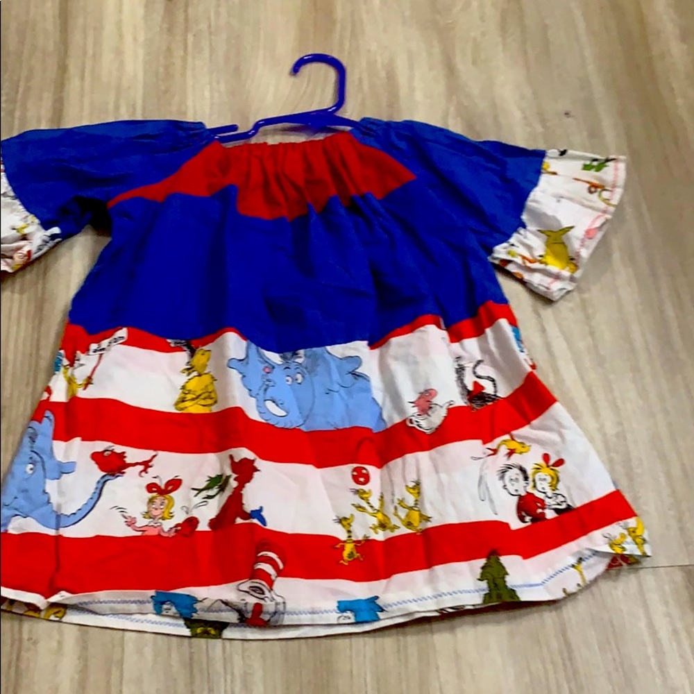 Girls Dr Seuss dress